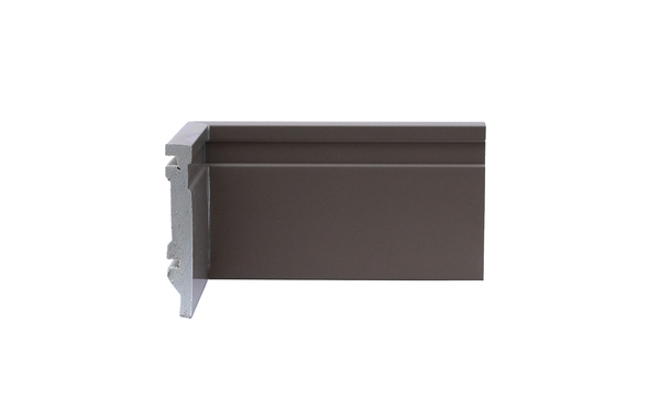 GRADDUS RODAPÉ DE POLIESTIRENO COLOR 10CM FRISADO - CAPPUCCINO